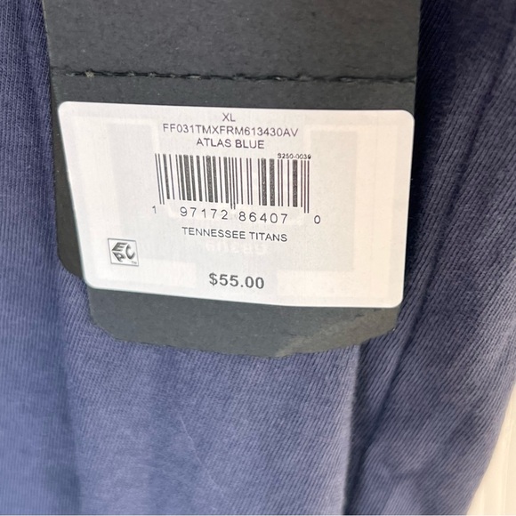 New Tennessee Titans 47 Brand NFL Men’s Graphic Shirt Tee Blue Size XL - Picture 4 of 9